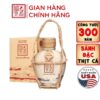 Bình gốm nước mắm Tĩn nhãn xưa 41N 500ml kèm hộp giấy