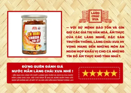 Cá Mai chanh tỏi ớt Làng Chài Xưa loại 1 đặc biệt tẩm ướp thơm ngon 300G - Hình ảnh 8