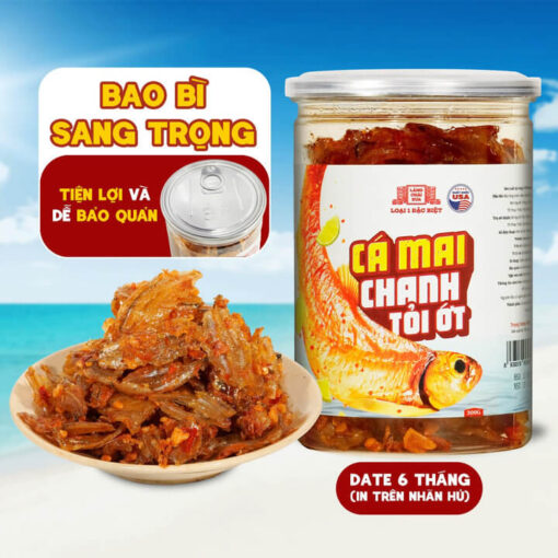 Cá Mai chanh tỏi ớt Làng Chài Xưa loại 1 đặc biệt tẩm ướp thơm ngon 300G - Hình ảnh 7