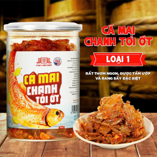 Cá Mai chanh tỏi ớt Làng Chài Xưa loại 1 đặc biệt tẩm ướp thơm ngon 300G - Hình ảnh 2