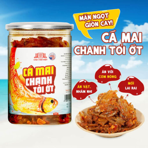Cá Mai chanh tỏi ớt Làng Chài Xưa loại 1 đặc biệt tẩm ướp thơm ngon 300G - Hình ảnh 5