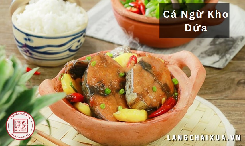 Cá ngừ kho dứa thơm ngon