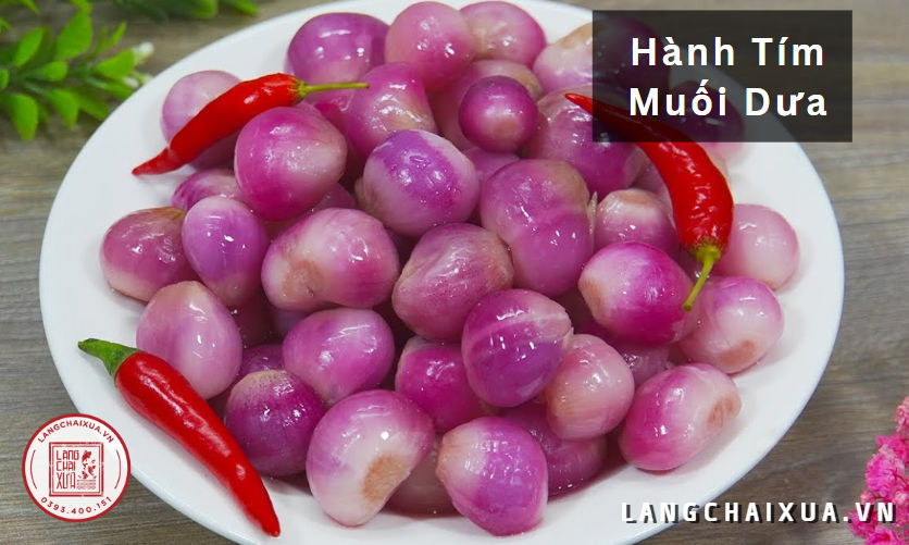 Món hành tím muối dưa