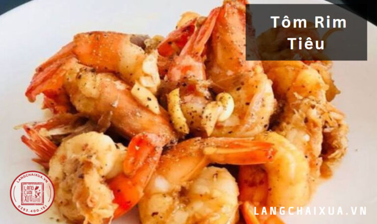 Cách Làm Món Tôm Rim Tiêu đơn Giản