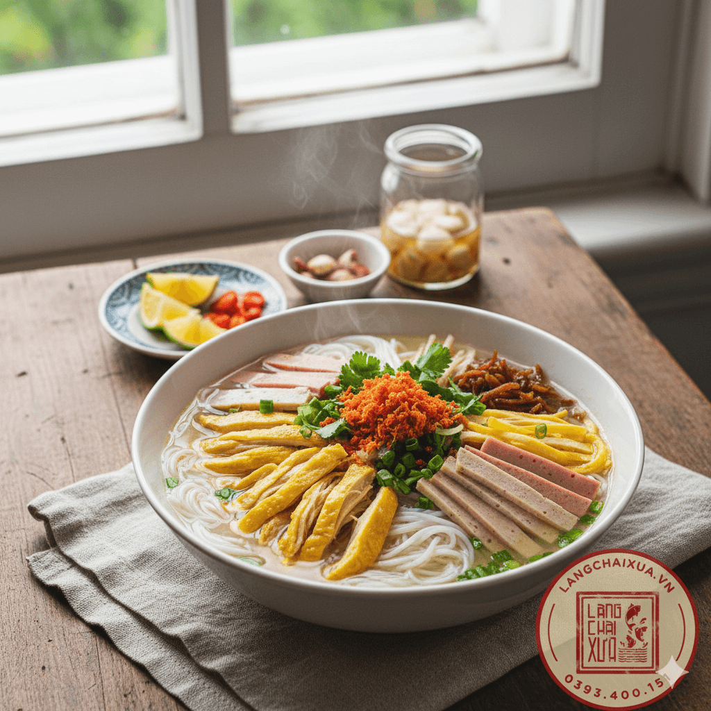 cách nấu bún thang Hà Nội