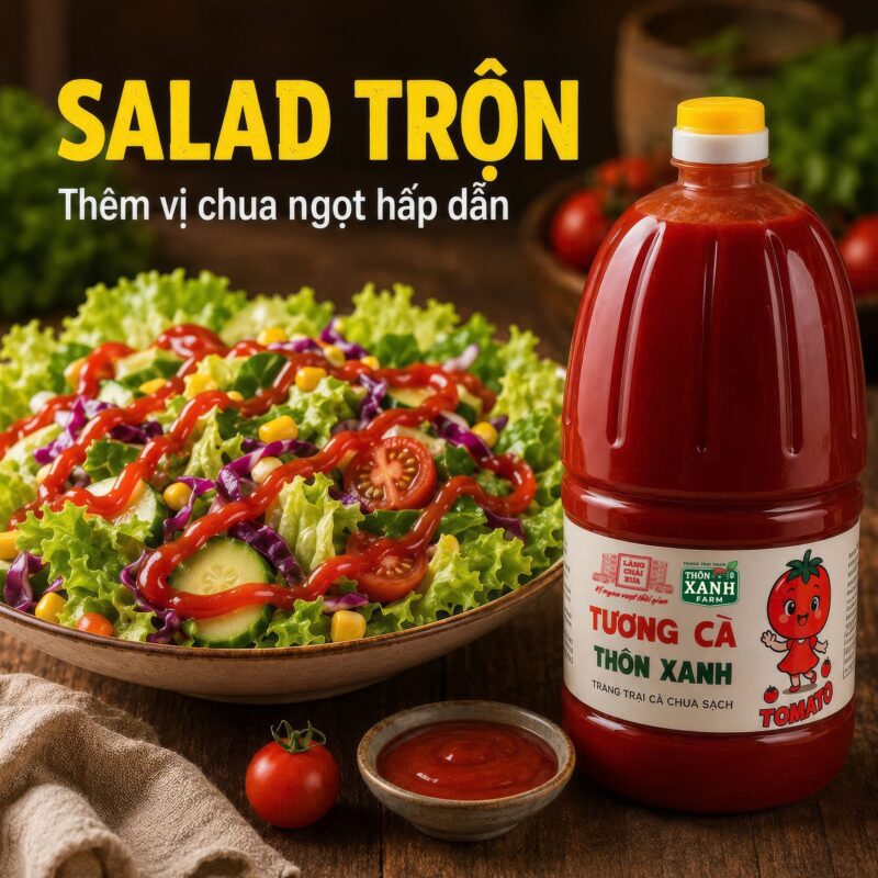 chai 2 2kg tuong ca thon xanh farm chua ngot diu nhe thom ngon tu nhien tu ca chua tuoi lang chai xua 8