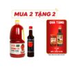 [Tặng Ớt Rim và Nước tương ăn bún] Combo Nước tương Shiitake 525ml và Tương cà 2.2Kg Làng Chài Xưa