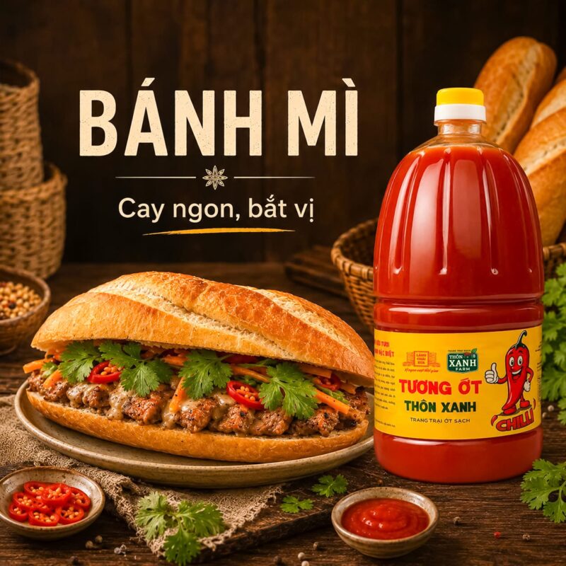 chai 2 2kg tuong ot thon xanh farm chilli cay nong tu nhien ot tuoi sach tu trang trai lang chai xua 9