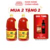 [Tặng Ớt rim & Nước tương 525ml] Combo 2 Tương ớt Làng Chài Xưa 2.2Kg - trang trại ớt sạch