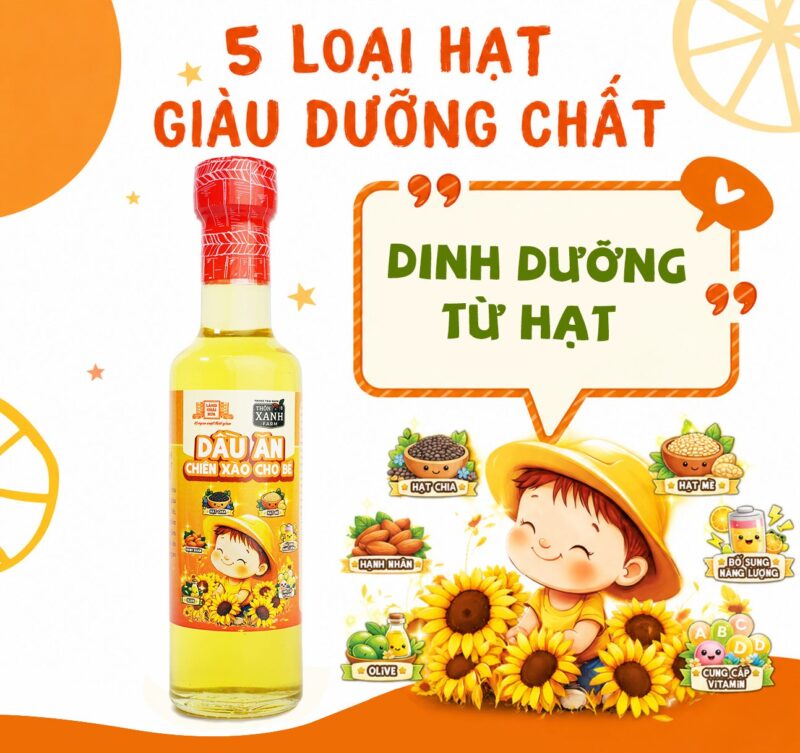 chai 250ml dau chien xao nguyen chat cho be an dam lang chai xua chai dinh duong tu 5 loai hat 1