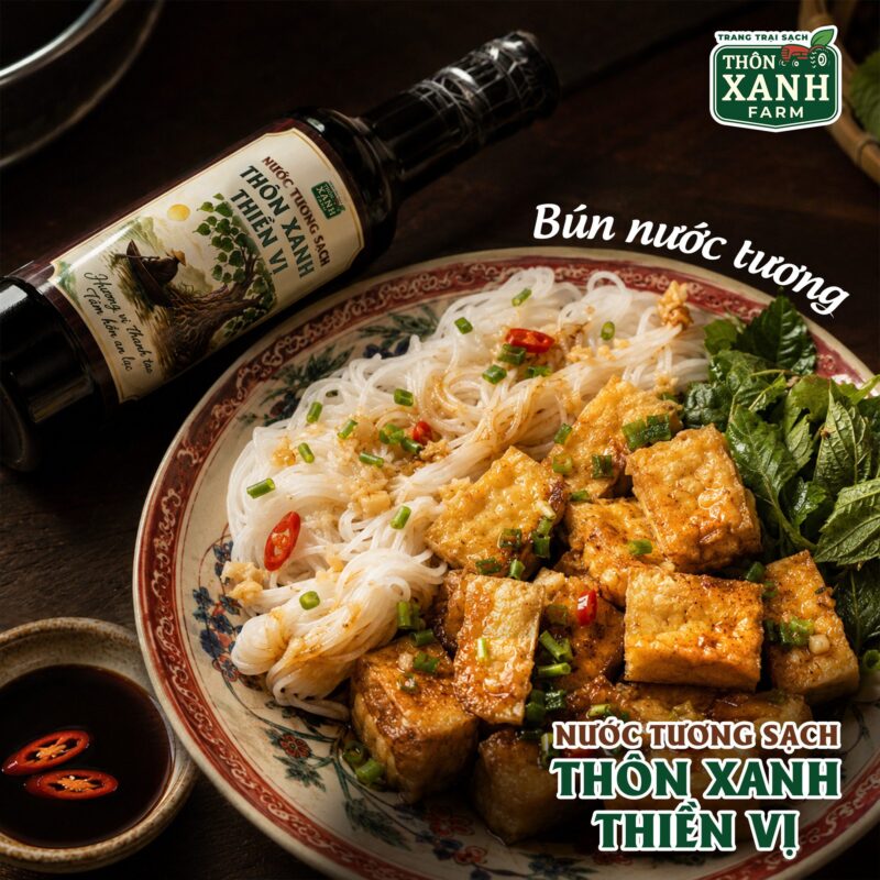 chai 250ml nuoc tuong sach thon xanh thien vi dau nanh nam ngot trai thom lang chai xua 2