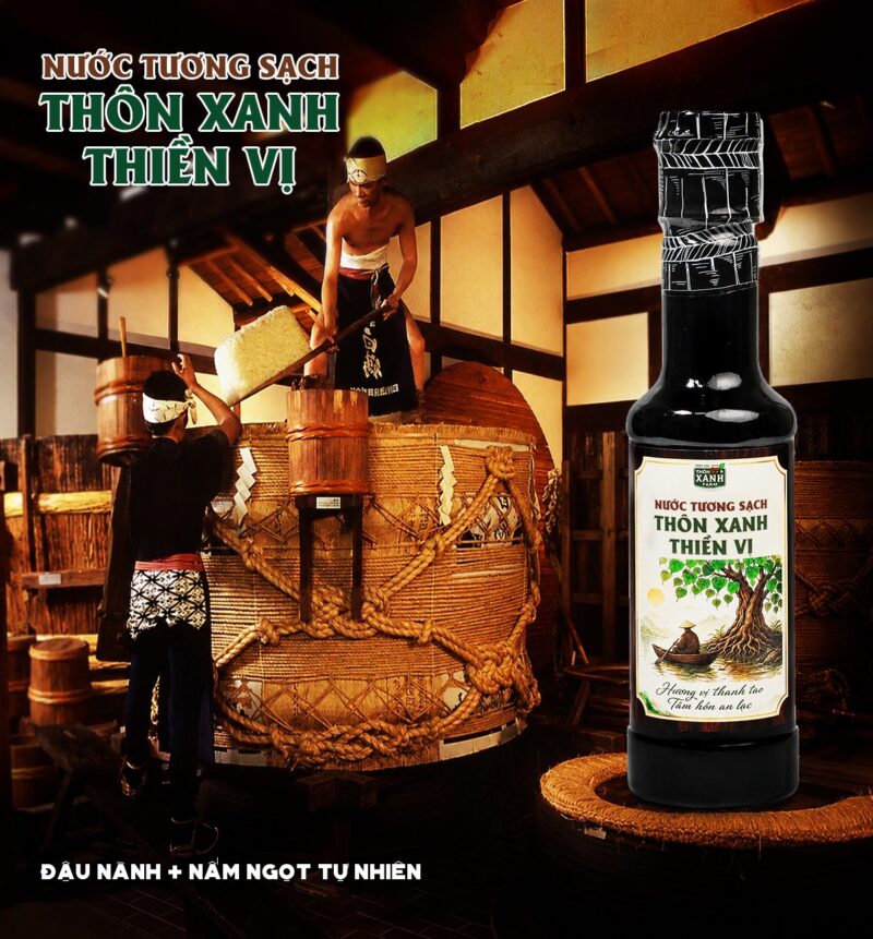 chai 250ml nuoc tuong sach thon xanh thien vi dau nanh nam ngot trai thom lang chai xua 6