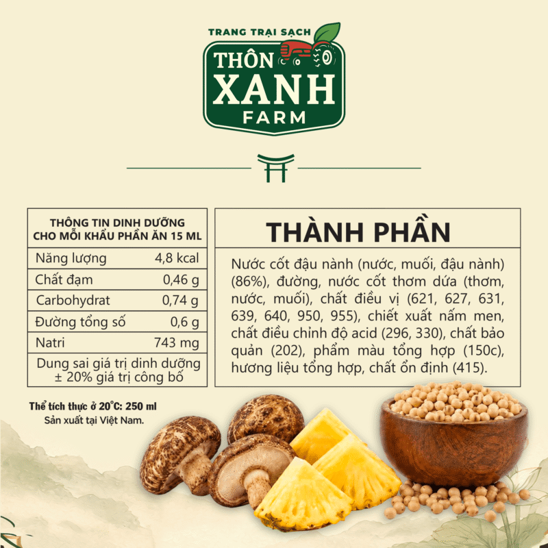chai 250ml nuoc tuong sach thon xanh thien vi dau nanh nam ngot trai thom lang chai xua 8