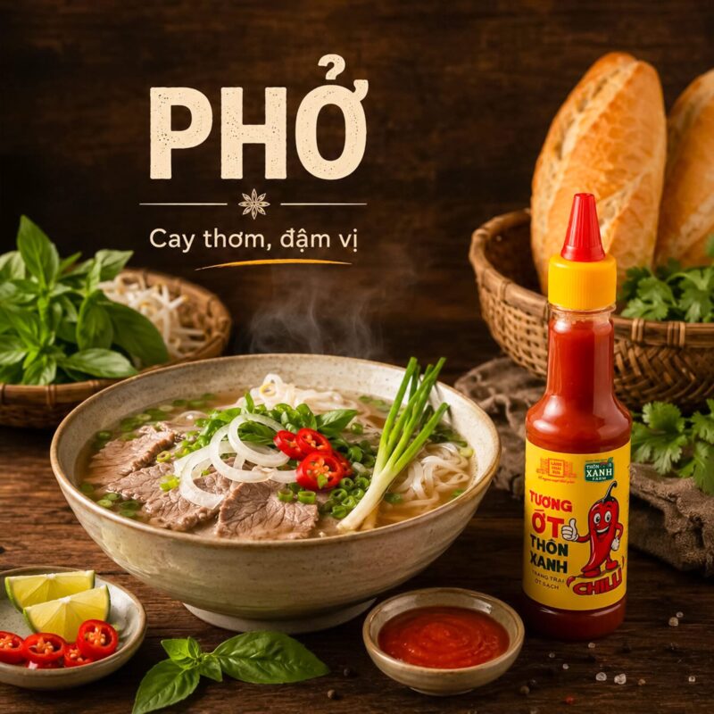 chai 270g tuong ot thon xanh farm chilli cay nong tu nhien ot tuoi sach tu trang trai lang chai xua 2
