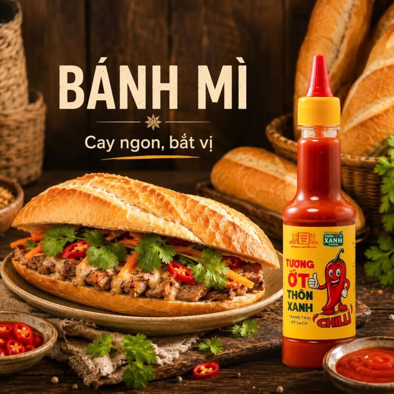 chai 270g tuong ot thon xanh farm chilli cay nong tu nhien ot tuoi sach tu trang trai lang chai xua 7