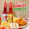 Combo 2 món gồm Tương ớt và Tương cà Thôn Xanh 270g Trang trại ớt/ cà chua sạch - Làng Chài Xưa