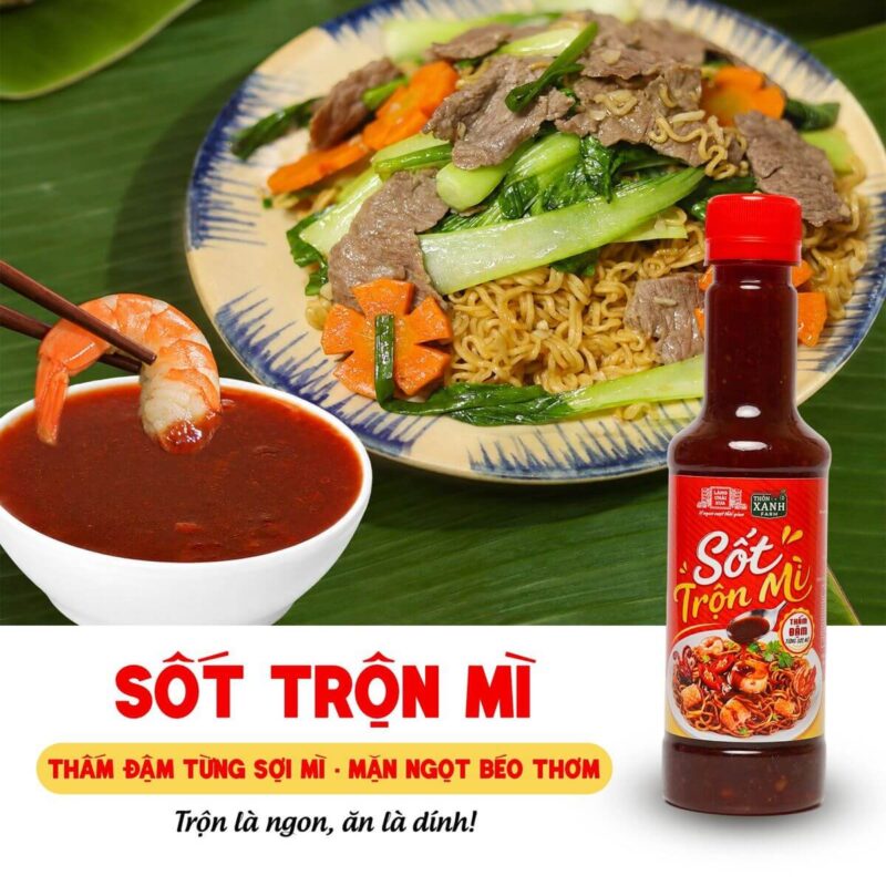 [Chai 300g] Sốt Trộn Mì Làng Chài Xưa - Thấm đẩm từng sợi mì - Trộn là ngon ăn là dính - Ảnh 9