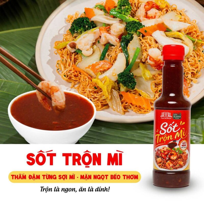[Chai 300g] Sốt Trộn Mì Làng Chài Xưa - Thấm đẩm từng sợi mì - Trộn là ngon ăn là dính - Ảnh 8