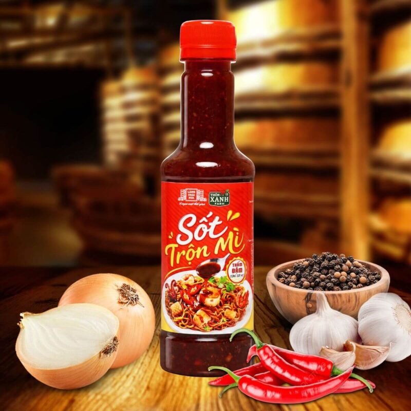 [Chai 300g] Sốt Trộn Mì Làng Chài Xưa - Thấm đẩm từng sợi mì - Trộn là ngon ăn là dính - Ảnh 4