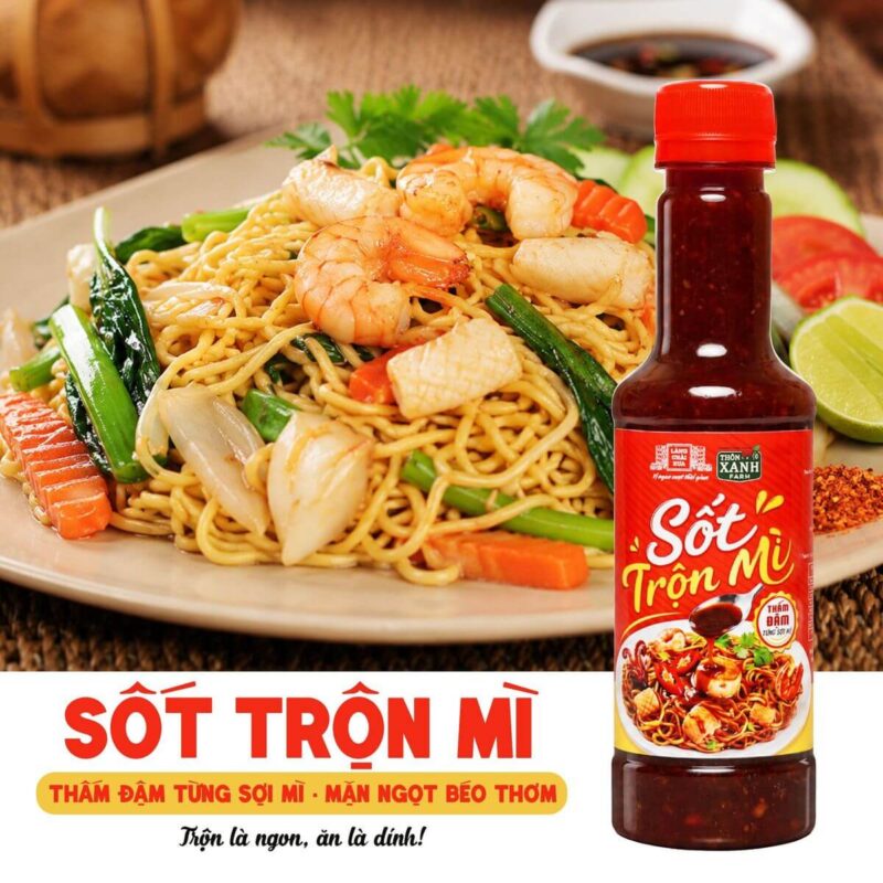 [Chai 300g] Sốt Trộn Mì Làng Chài Xưa - Thấm đẩm từng sợi mì - Trộn là ngon ăn là dính - Ảnh 6