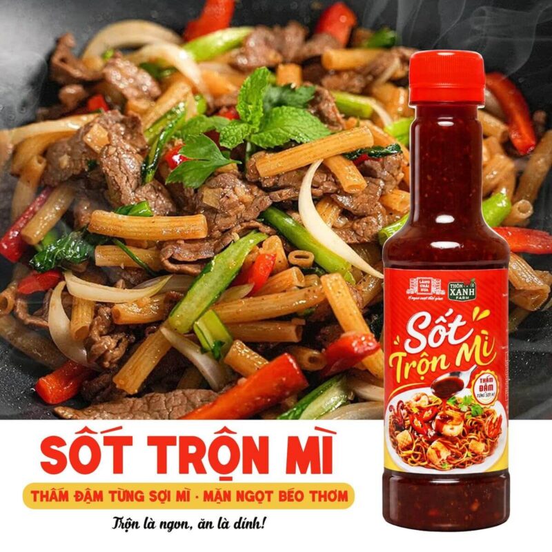 [Chai 300g] Sốt Trộn Mì Làng Chài Xưa - Thấm đẩm từng sợi mì - Trộn là ngon ăn là dính - Ảnh 10