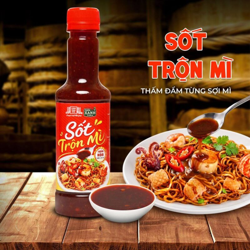 [Chai 300g] Sốt Trộn Mì Làng Chài Xưa - Thấm đẩm từng sợi mì - Trộn là ngon ăn là dính