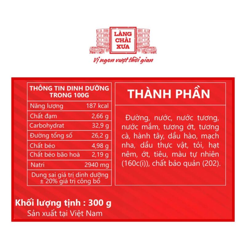 Alternative view of [Combo 3 chai 300g] Sốt Trộn Mì Làng Chài Xưa - Thấm đẩm từng sợi mì - Trộn là ngon ăn là dính