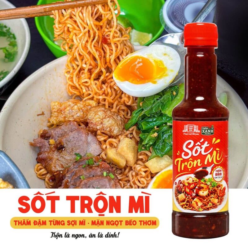 [Chai 300g] Sốt Trộn Mì Làng Chài Xưa - Thấm đẩm từng sợi mì - Trộn là ngon ăn là dính - Ảnh 7
