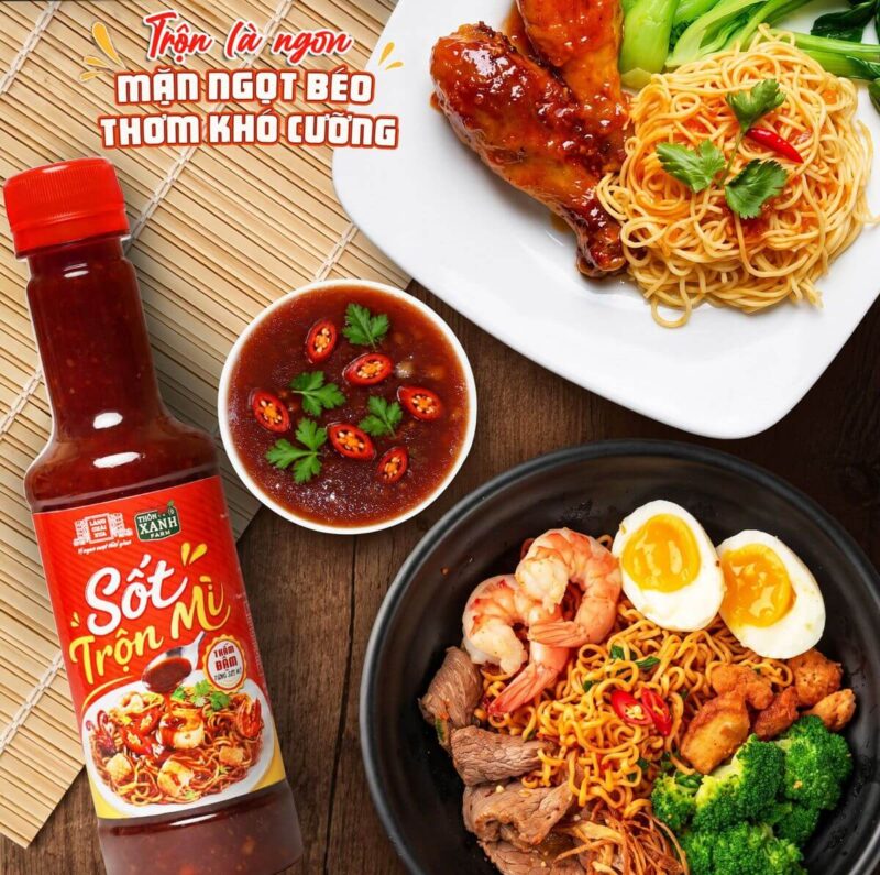 [Chai 300g] Sốt Trộn Mì Làng Chài Xưa - Thấm đẩm từng sợi mì - Trộn là ngon ăn là dính - Ảnh 13
