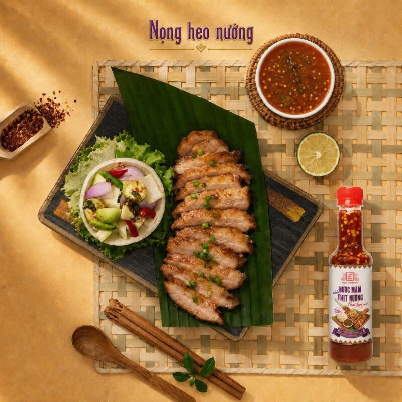 chai 310g nuoc mam cham thit nuong pha san 8 vi lang chai xua chat loc tinh tuy am thuc thai lan 3