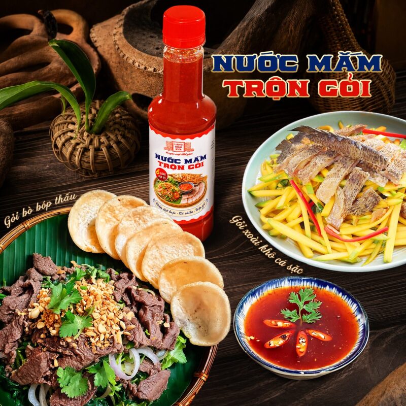 chai 320g nuoc mam tron goi lang chai xua pha san 6 loai gia vi cham thit luoc ca chien 3