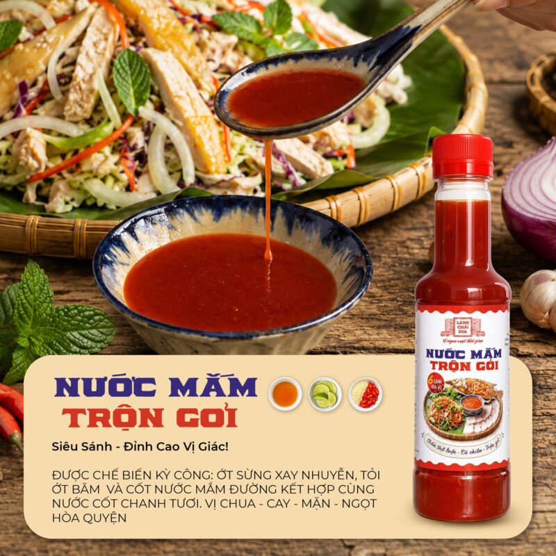 chai 320g nuoc mam tron goi lang chai xua pha san 6 loai gia vi cham thit luoc ca chien 5 1