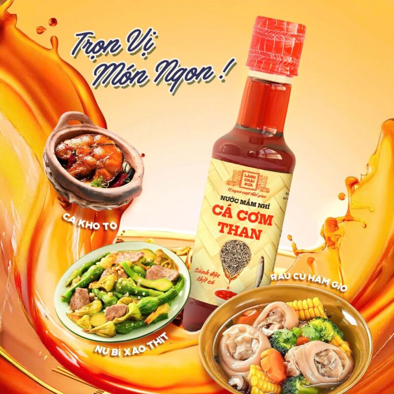 combo 12 chai nhua 250ml nuoc mam nhi ca com than lang chai xua 9