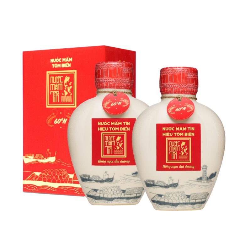 cặp nước mắm tĩn hiệu tôm biển