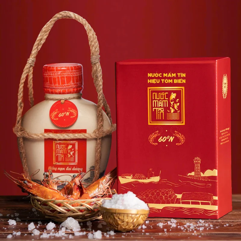cặp nước mắm hiệu tôm biển