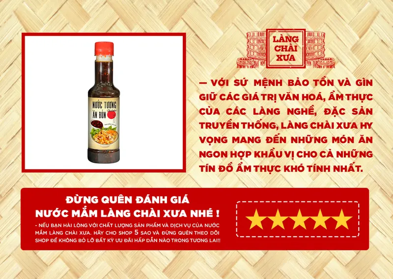 Nước Tương Pha Sẵn Tỏi Ớt Shiitake 270g Ăn Bún Rất Ngon 17 Nước tương ăn bún