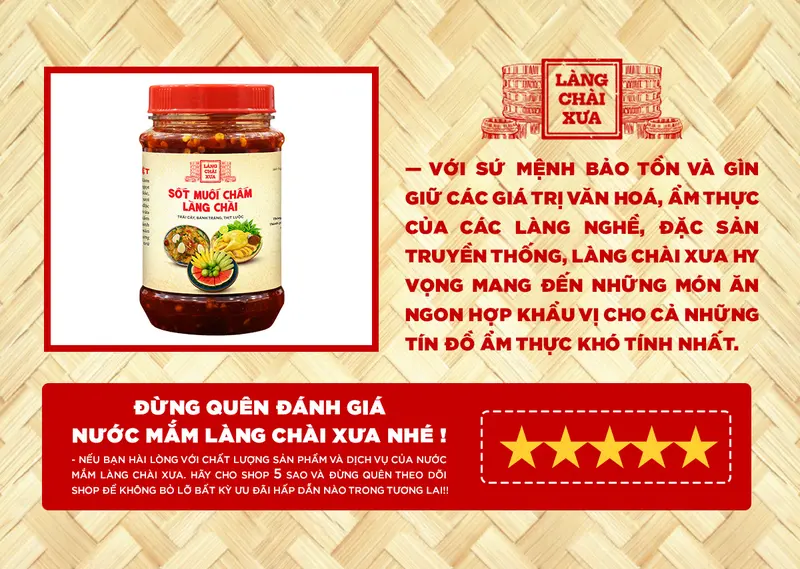 sốt chấm làng chài