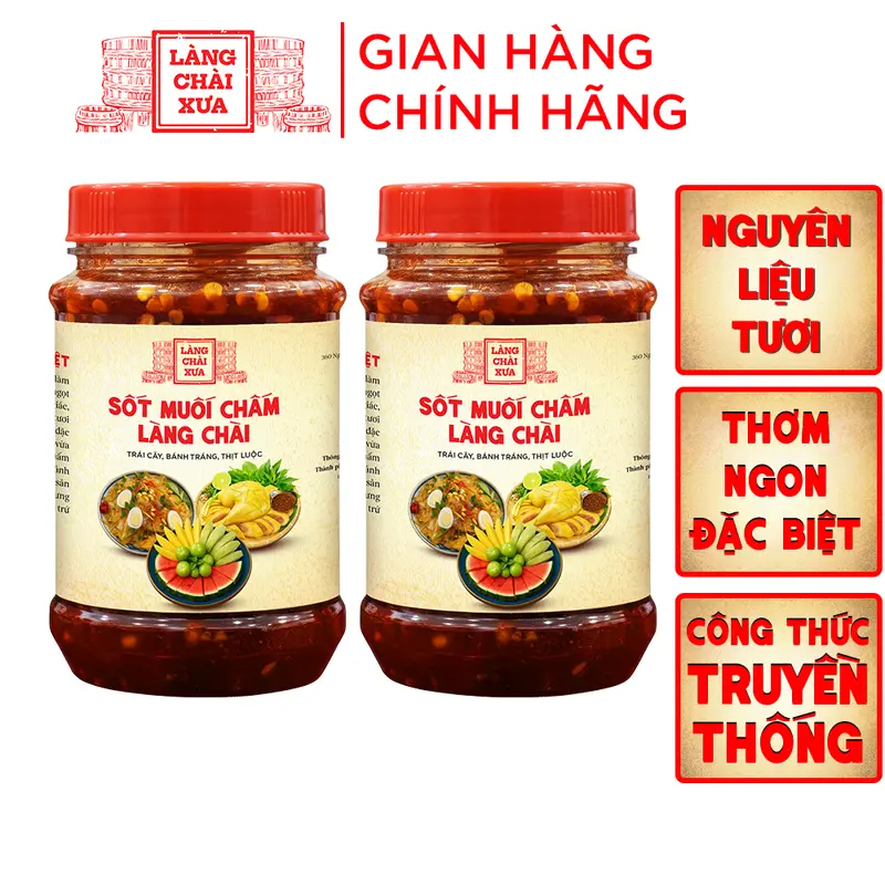sốt muối chấm làng chài
