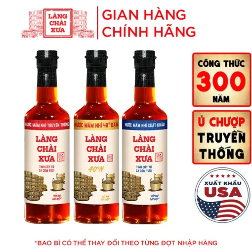 [Combo 3 chai - 3 vị] Nước Mắm Nhỉ Nhãn Xanh Xuất Khẩu, Nhãn Đỏ Đậm Đà, Nhãn Vàng Sánh Dặc 500ml/1 chai thủy tinh