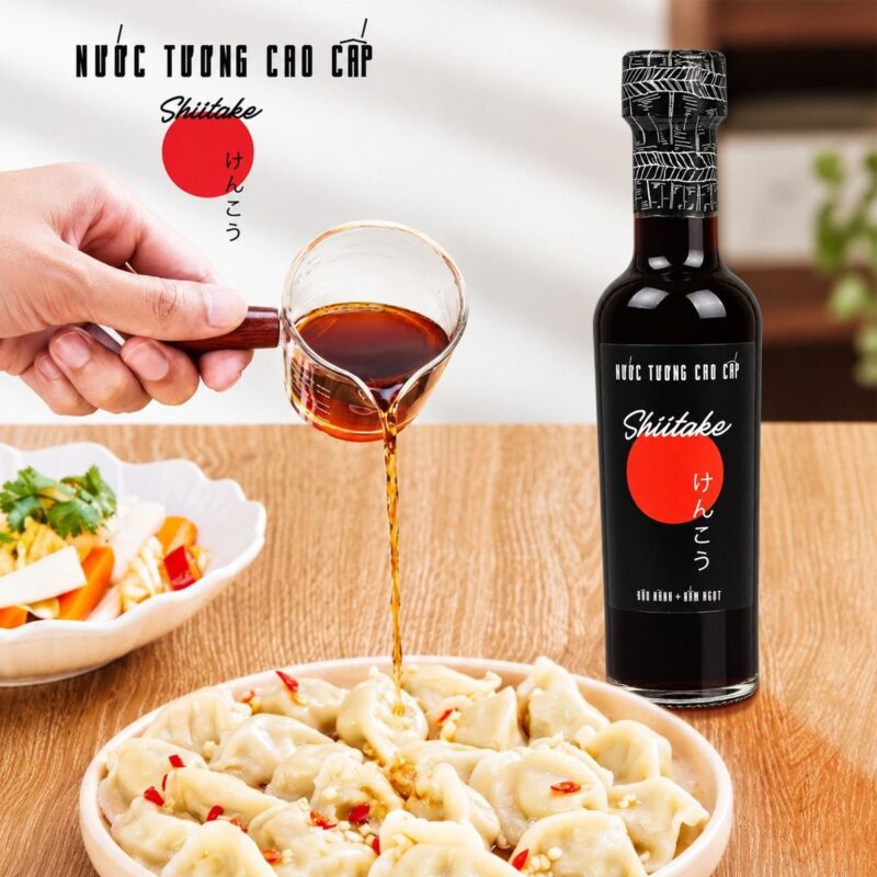 Combo 3 Chai Nước Tương Shiitake Làng Chài Xưa 250ml