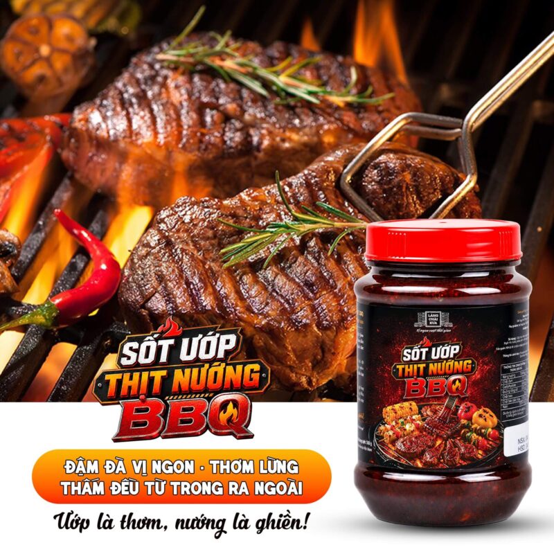 combo 3 hu 260g sot uop thit nuong bbq lang chai xua uop tham vi nuong thom ngon 4