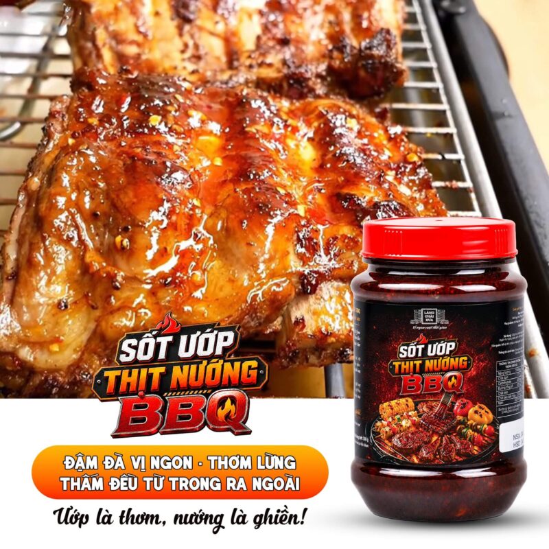 combo 3 hu 260g sot uop thit nuong bbq lang chai xua uop tham vi nuong thom ngon 5