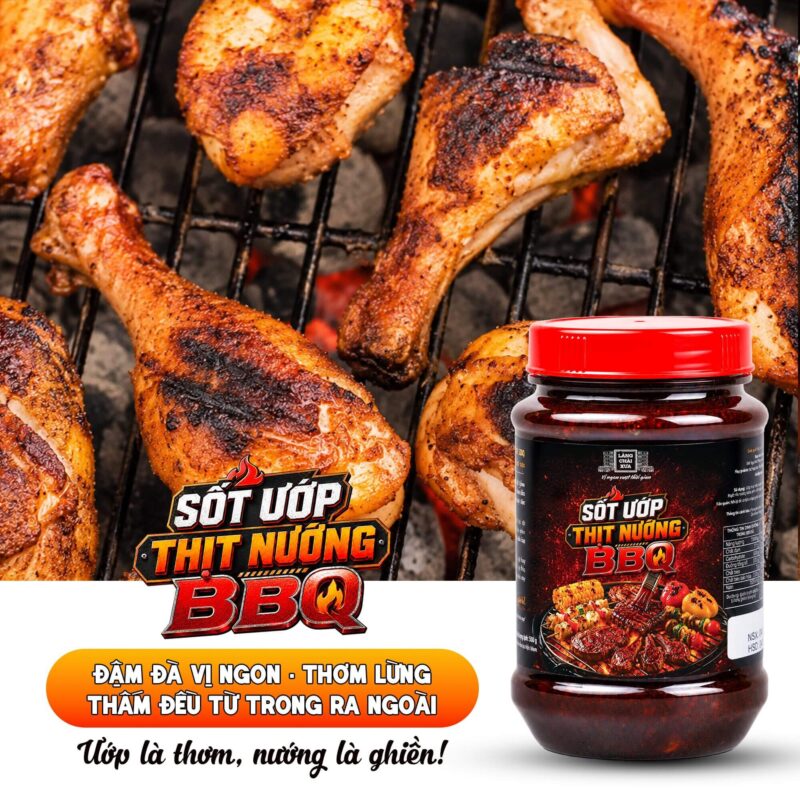 combo 3 hu 260g sot uop thit nuong bbq lang chai xua uop tham vi nuong thom ngon 8