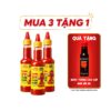 Combo 3 Tương ớt Làng Chài Xưa chai 270g ít cay ít mặn ớt trang trại ớt sạch