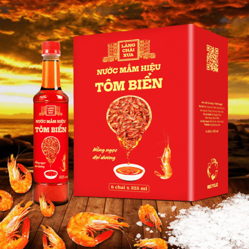 [Combo3 chai - 3 vị] Nước mắm nhỉ cá cơm than, Tôm biển, Cá cơm vàng ruột đỏ 525ml/ chai nhựa - Ảnh 6