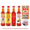 [Combo 4 chai - 4 vị] Nước mắm nhỉ cá cơm than, Tôm biển, Cá cơm vàng ruột đỏ, Chay 3 trong 1 525ml/chai nhựa