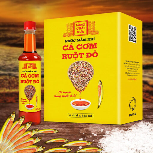 [Combo3 chai - 3 vị] Nước mắm nhỉ cá cơm than, Tôm biển, Cá cơm vàng ruột đỏ 525ml/ chai nhựa - Ảnh 4