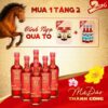 [Tặng Kiết Thành & Sốt Muối Chấm] Thùng 6 Chai Nước Mắm Tĩn Tôm Biển Hồng Ngọc Đại Dương 45N/500ML - Quà Tết 2026