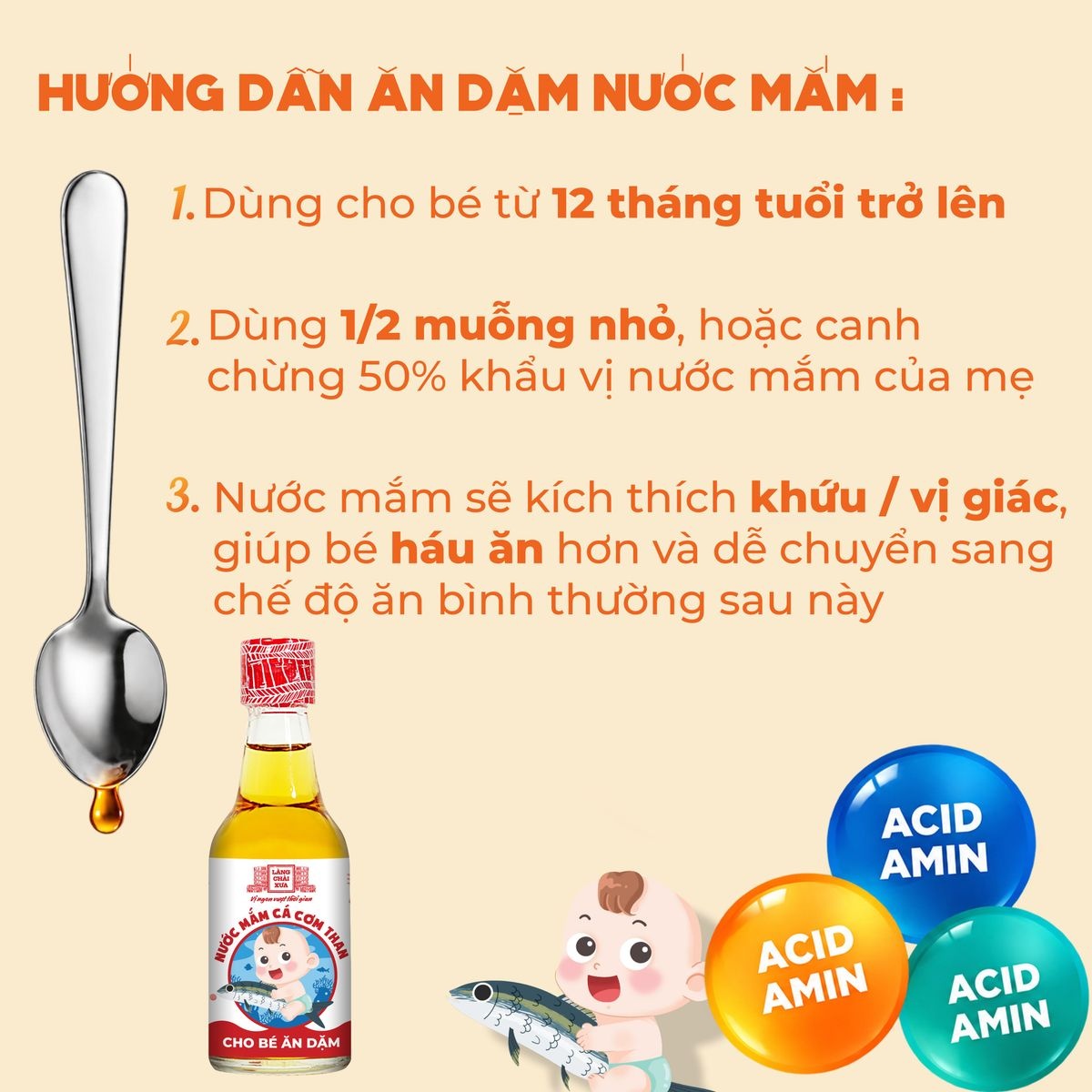 Nước mắm cá cơm than an toàn cho bé ăn dặm 60ml/chai 21 Nước mắm cá cơm than an toàn cho bé ăn dặm 60ml/chai