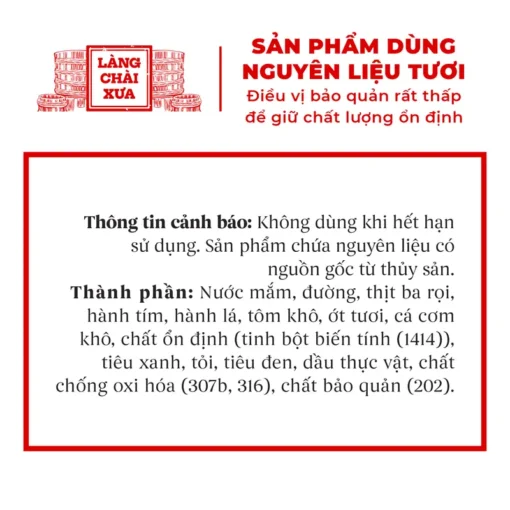 Kho quẹt nồi đất Làng Chài Xưa - 250G - Hình ảnh 2
